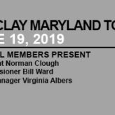 Barclay Town Meeting – June 19th 2019