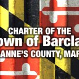 Charter Of The Town Of Barclay Maryland