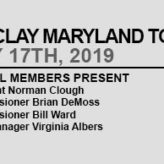 Barclay Town Meeting – July 17th 2019