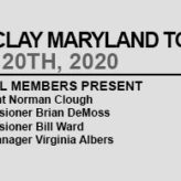Barclay Maryland Town Meeting – May 20th 2020